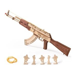 ROKR 3D Wooden Puzzle AK-47 Automatic Rifle Gun DIY Teens Gift LQ901 Location US